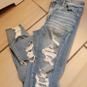 Ae high rise super stretch jeggings